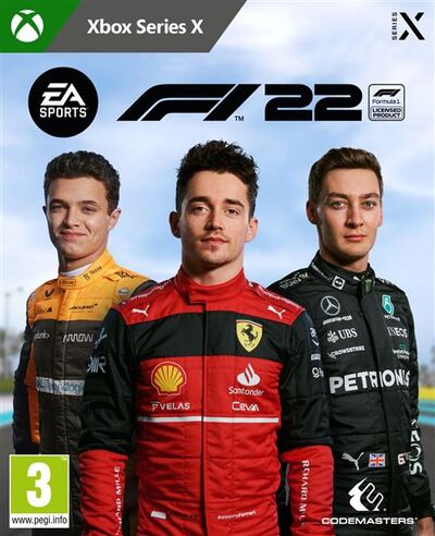 Pochette F1 22 version Xbox Series X/S