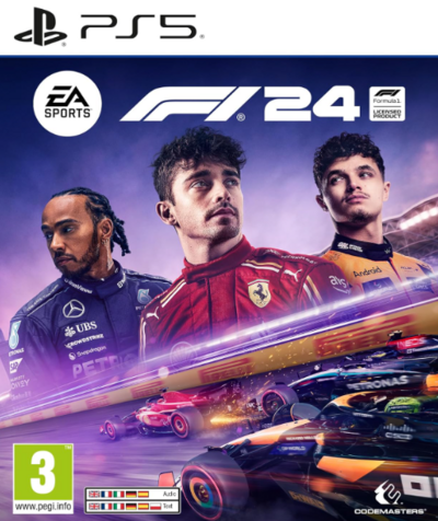 Pochette F1 24 version PlayStation 5