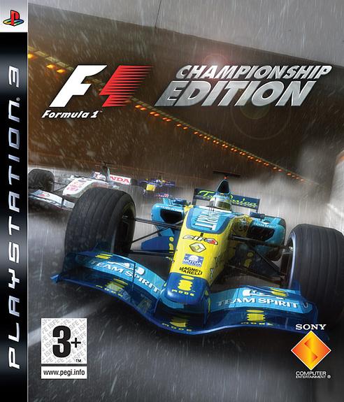 Pochette F1 Championship Edition version PlayStation 3