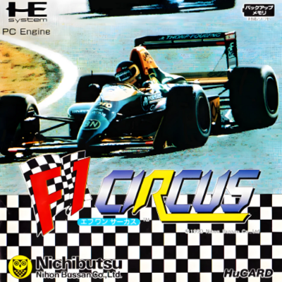 Pochette F1 Circus version PC-Engine