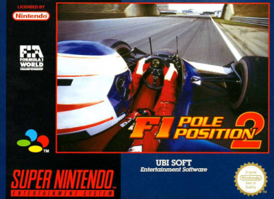 Pochette F1 Pole Position 2 version Super Nintendo