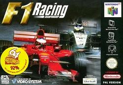 Pochette F1 Racing Championship version Nintendo 64