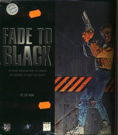 Pochette Fade to Black version PC MS-DOS