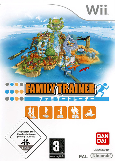 Pochette Family Trainer version Wii