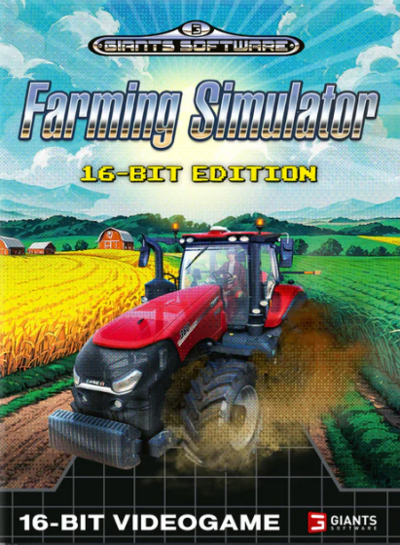 Pochette Farming Simulator 16-Bit Edition version Megadrive