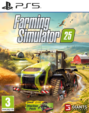 Pochette Farming Simulator 25 version PlayStation 5