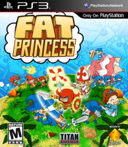 Pochette Fat Princess version PlayStation 3