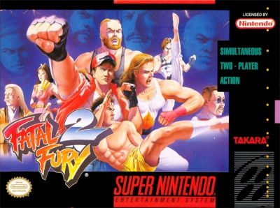 Pochette Fatal Fury 2 version Super Nintendo