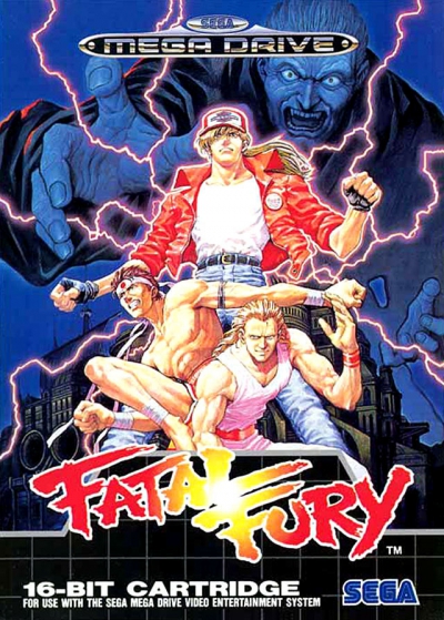 Pochette Fatal Fury version Megadrive