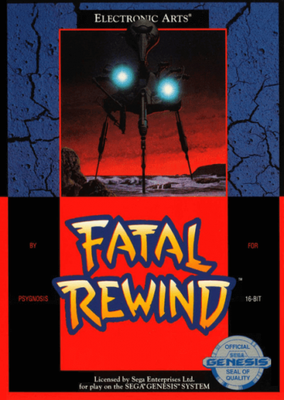 Pochette Fatal Rewind version Megadrive