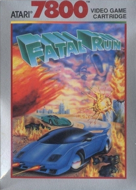 Pochette Fatal Run version Atari 7800