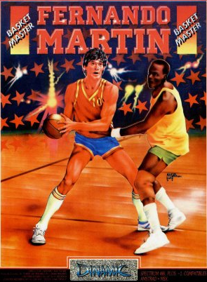 Pochette Fernando Martín Basket Master version ZX Spectrum