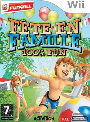 Pochette Fête en Famille 100% Fun version Wii