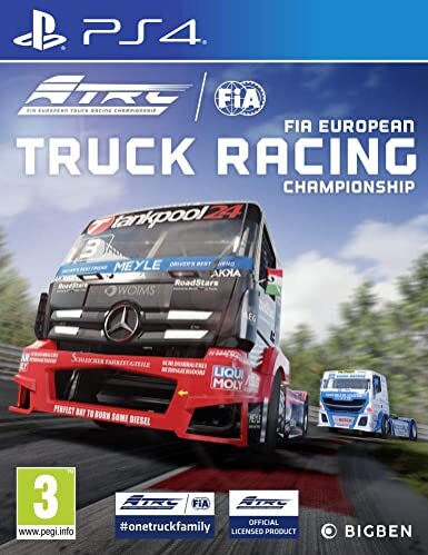 Pochette FIA European Truck Racing Championship version PlayStation 4