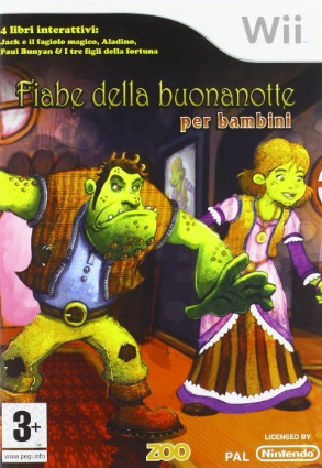 Pochette Fiabe della buonanotte per bambini version Wii