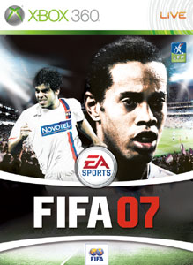 Pochette FIFA 07 version Xbox 360