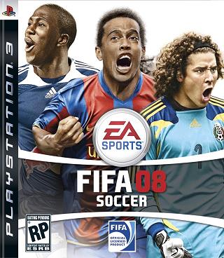 Pochette FIFA 08 version PlayStation 3