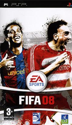 Pochette FIFA 08 version PSP