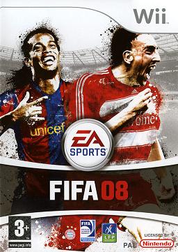 Pochette FIFA 08 version Wii