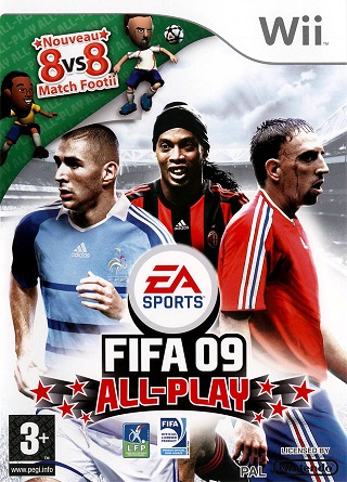 Pochette FIFA 09 All-Play version Wii