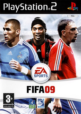 Pochette FIFA 09 version PlayStation 2
