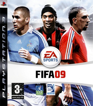 Pochette FIFA 09 version PlayStation 3