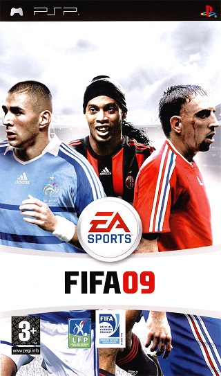 Pochette FIFA 09 version PSP