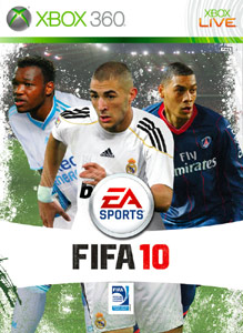 Pochette FIFA 10 version Xbox 360