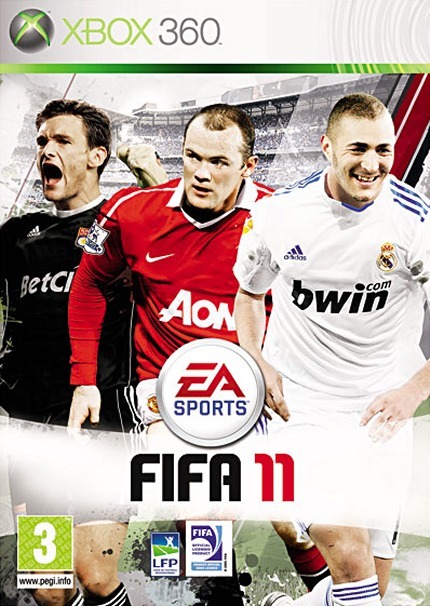 Pochette FIFA 11 version Xbox 360