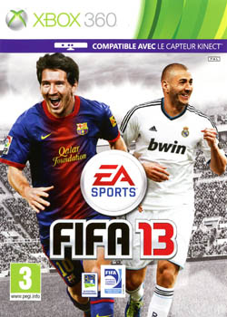 Pochette FIFA 13 version Xbox 360