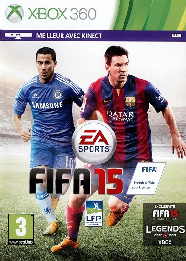 Pochette FIFA 15 version Xbox 360