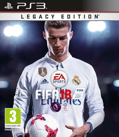 Pochette FIFA 18 version PlayStation 3