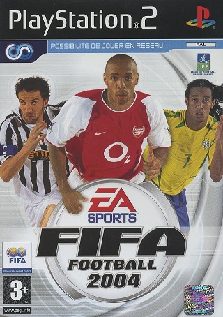 Pochette FIFA 2004 version PlayStation 2