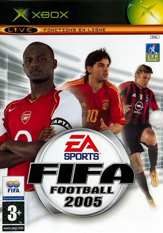 Pochette FIFA 2005 version Xbox