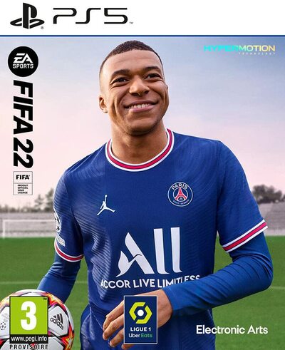 Pochette FIFA 22 version PlayStation 5