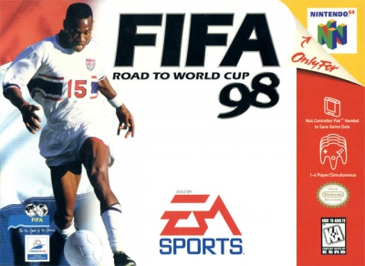 Pochette FIFA 98 : En route pour la coupe du monde version Nintendo 64
