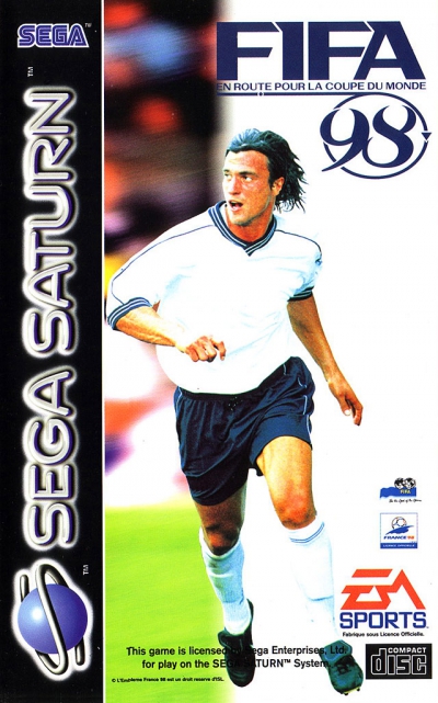 Pochette FIFA 98 : En route pour la coupe du monde version Saturn