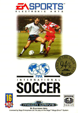 Pochette FIFA International Soccer version Megadrive