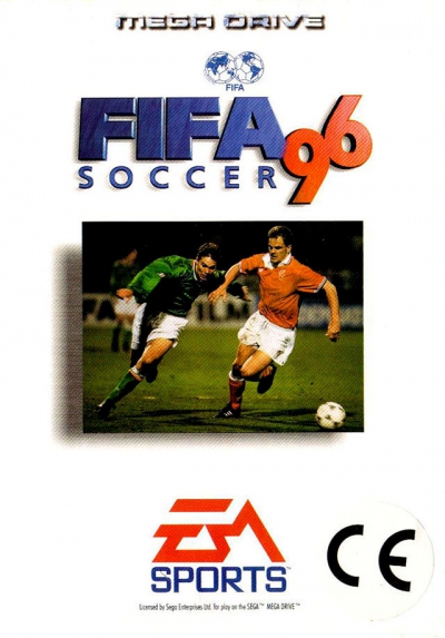 Pochette FIFA Soccer 96 version Megadrive