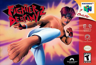 Pochette Fighter Destiny 2 version Nintendo 64