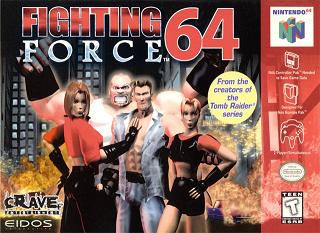 Pochette Fighting Force 64 version Nintendo 64