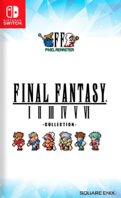 Pochette Final Fantasy I-VI Pixel Remaster Collection version Switch