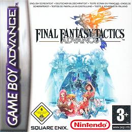 Pochette Final Fantasy Tactics Advance version GameBoy Advance