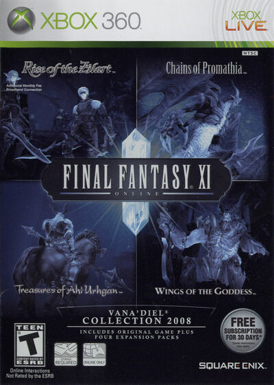 Pochette Final Fantasy XI : Edition 2008 version Xbox 360