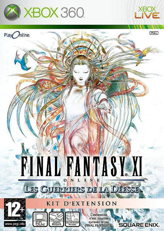 Pochette Final Fantasy XI : les guerriers de la déesse version Xbox 360