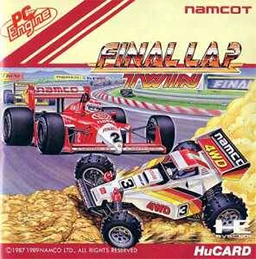 Pochette Final Lap Twin version PC-Engine