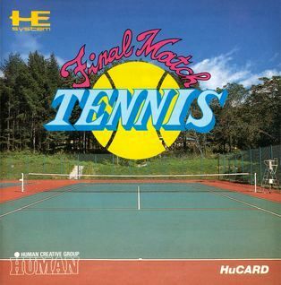 Pochette Final Match Tennis version PC-Engine