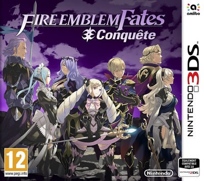 Pochette Fire Emblem Fates : Conquête version 3DS
