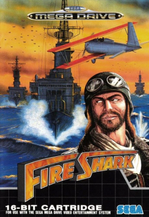 Pochette Fire Shark version Megadrive