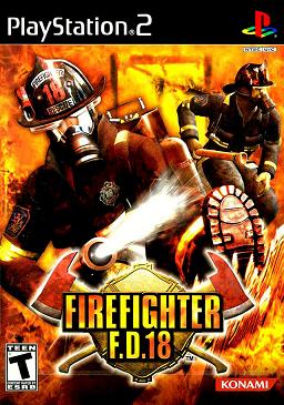Pochette Firefighter F.D.18 version PlayStation 2